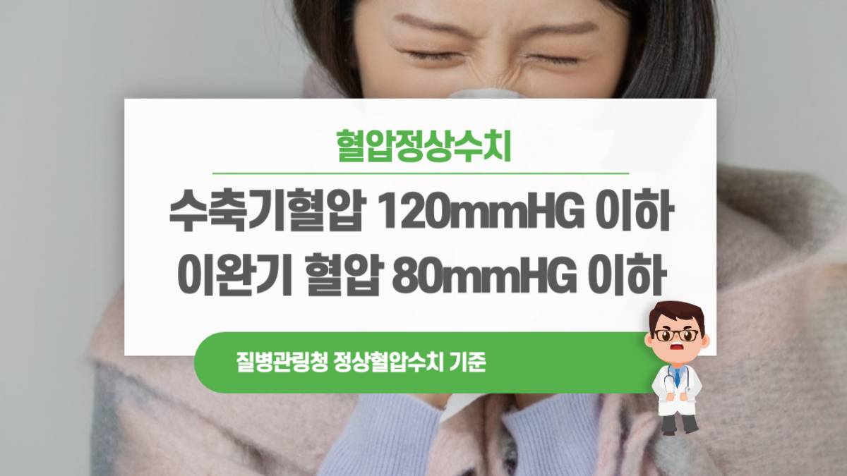 나이별 혈압정상수치