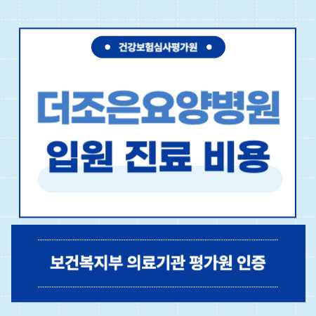 서울 노원구 더조은요양병원 입원 비용