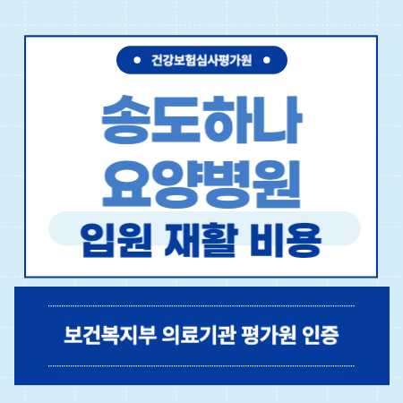 송도하나요양병원 예약