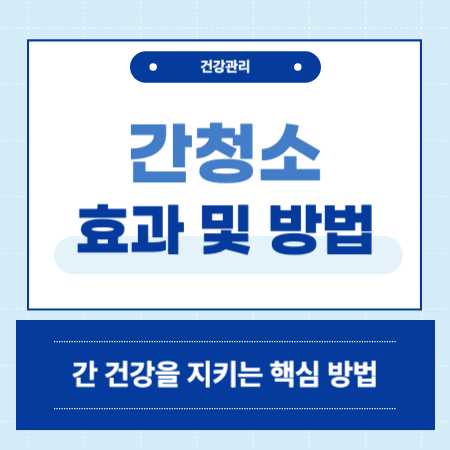 간청소 효과
