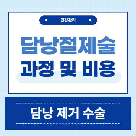담낭절제술 비용