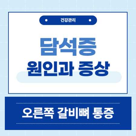 담석증 원인 증상