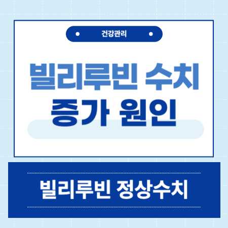 빌리루빈 수치 증가 원인