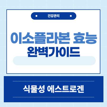 이스플라본 효능 부작용
