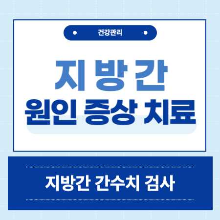 지방간 증상 원인 치료