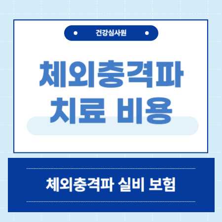 체외충격파 실비 보험