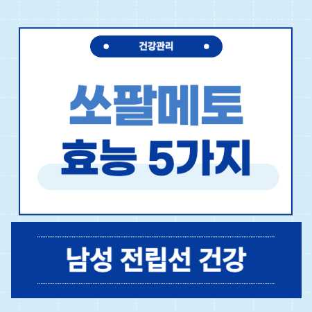 쏘팔메토 효능