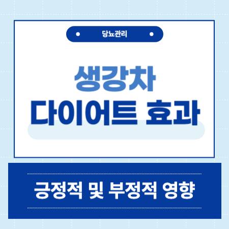 생강차 다이어트 영향
