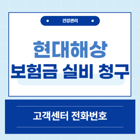 현대해상 보험금 실비 청구